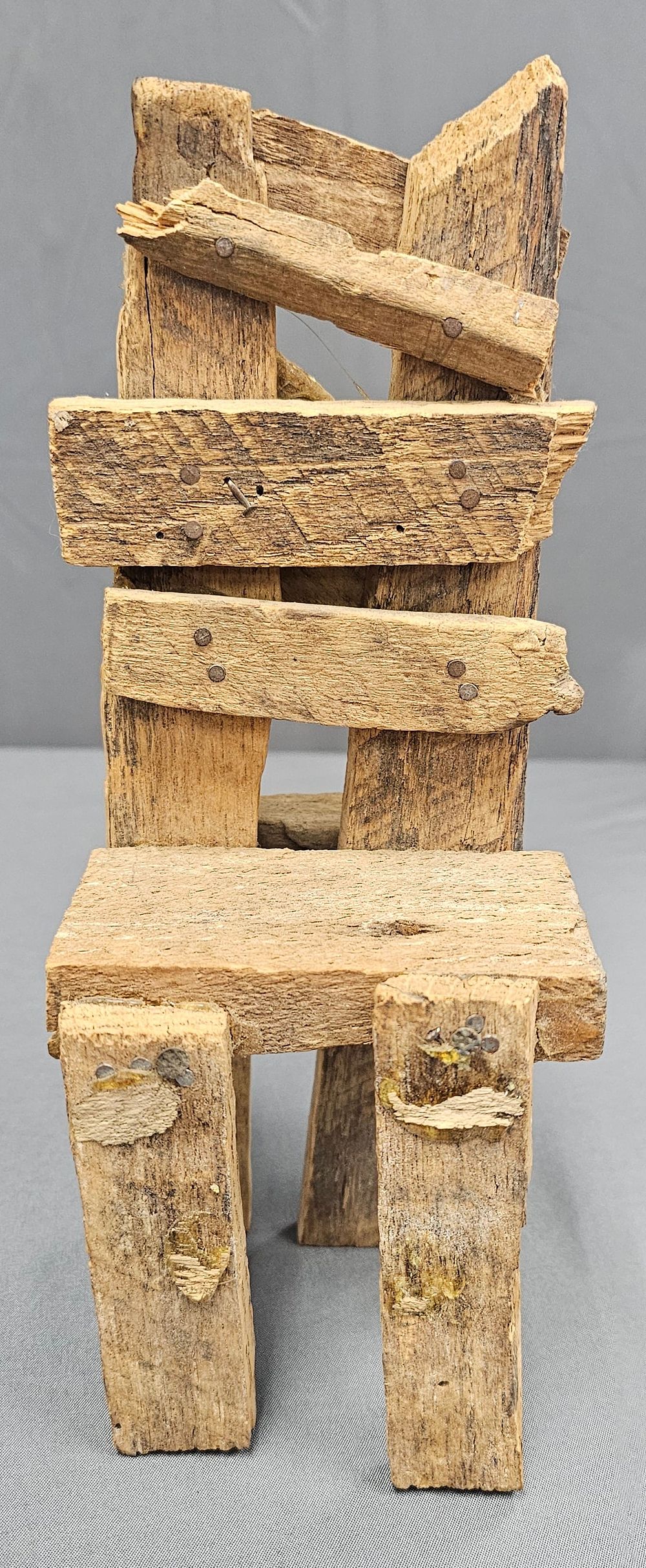 Lot 138A: Significant Beverly Buchanan Wooden Chair