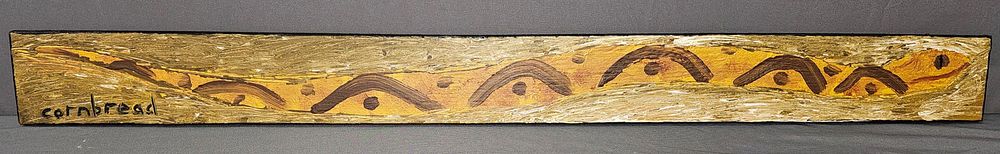 Lot 145A: Cornbread Folk Art Snake Painting