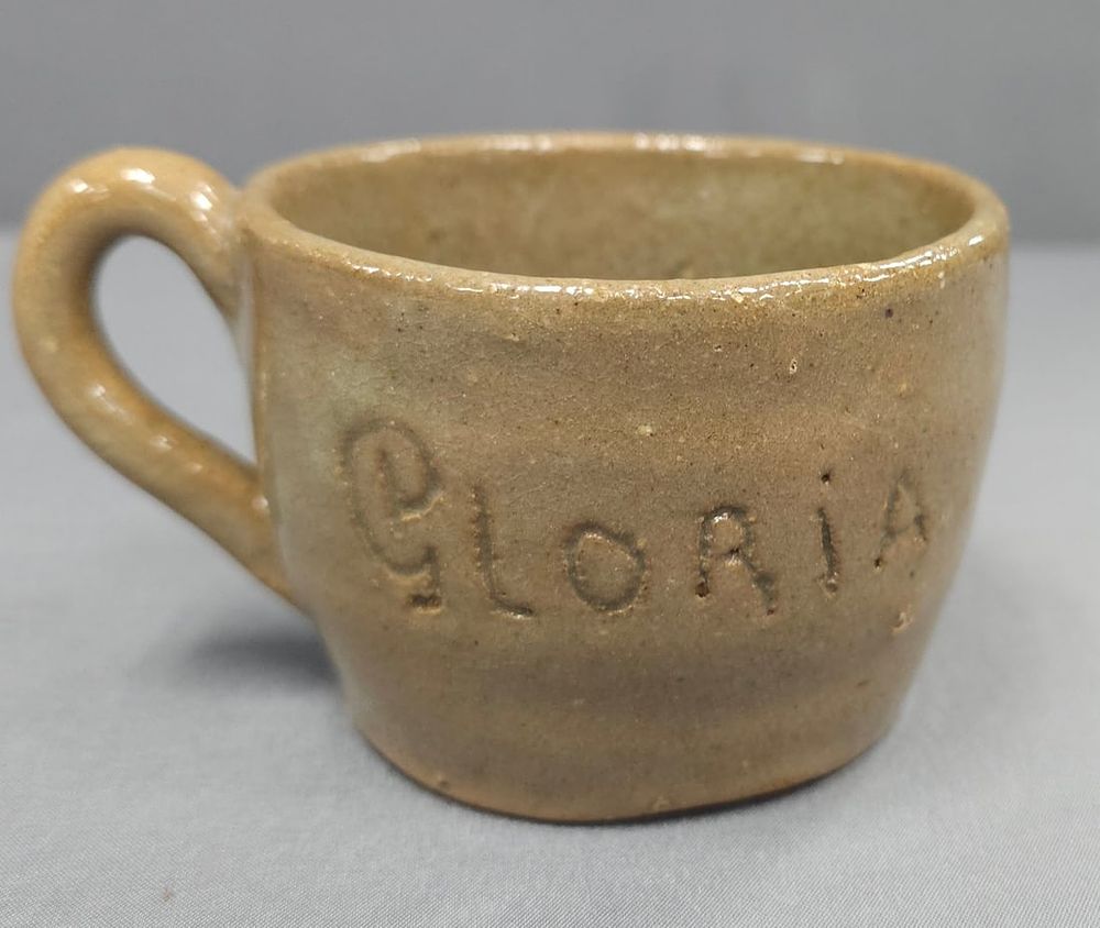 Lot 147: Rare Signed Arie Meaders "Gloria" Child's Cup