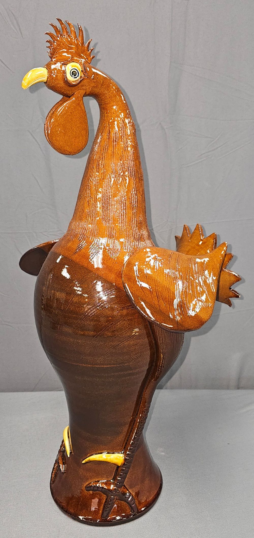 Lot 157: Significant Roger Corn Rooster Circa 2001
