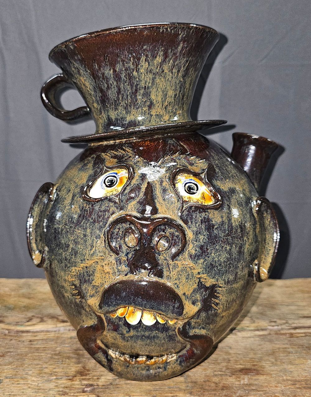 Lot 159: 2003 Roger Corn Face Tea Pot