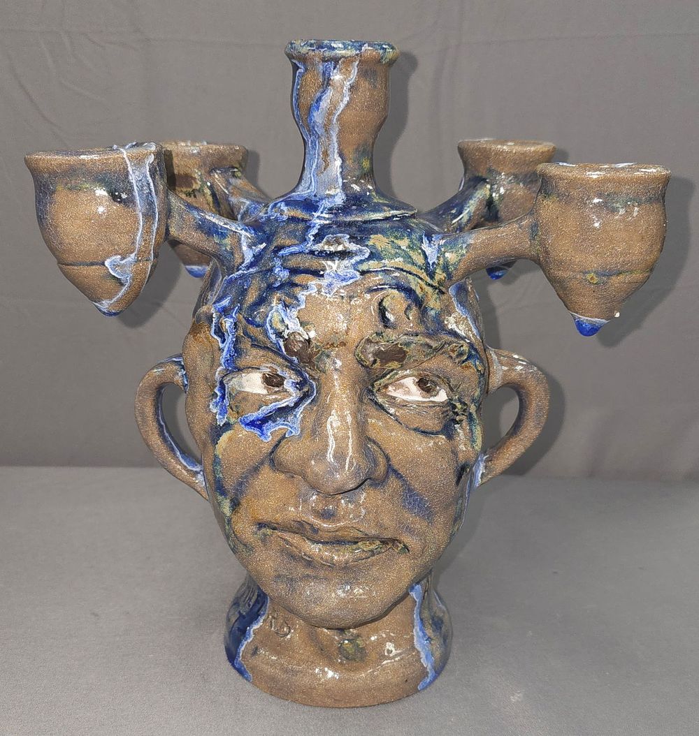 Lot 203: Fine Jason Mahlke Double Face Candelabra
