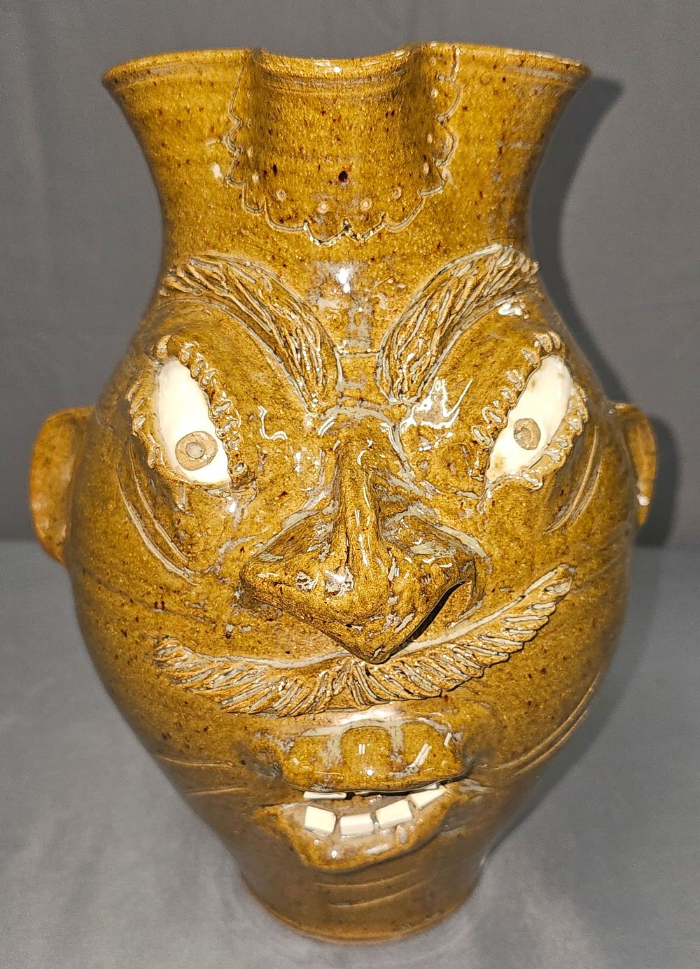 Lot 207: Terry King Seagrove NC Face Pitcher