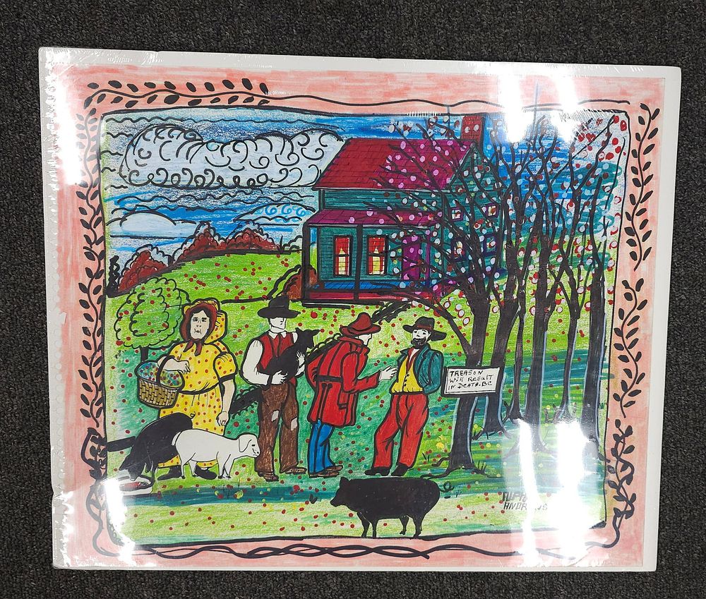 Lot 207A: Alpha Andrews Folk Art Drawing