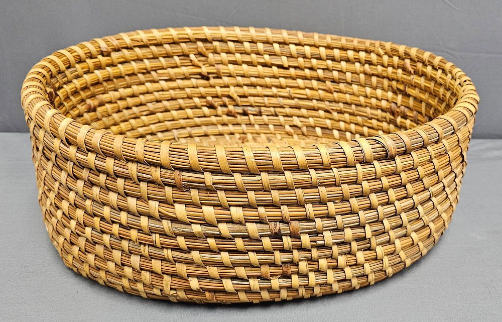 Lot 235A: Rare Caesar Johnson Sea Grass Basket South Carolina