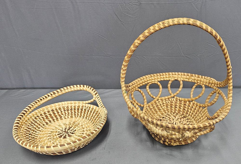 Lot 236: Sculptural Basket In Gullah-Geechee Style