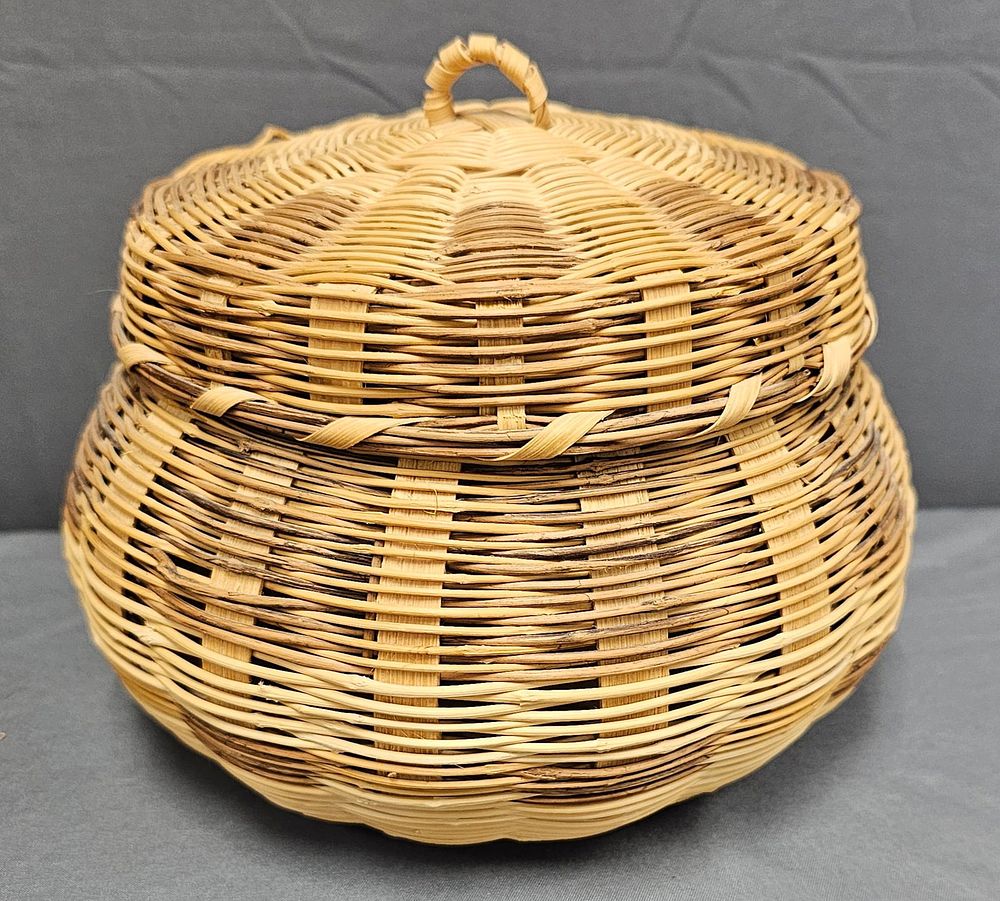 Lot 236D: Signed Nancy Conseen Cherokee Indian Basket