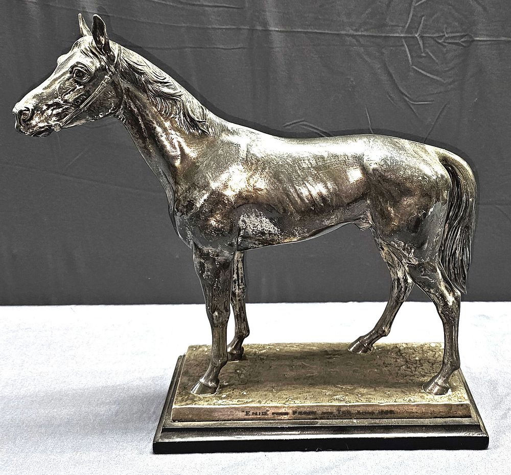 Lot 195: Rare 1928 Horse Trophy