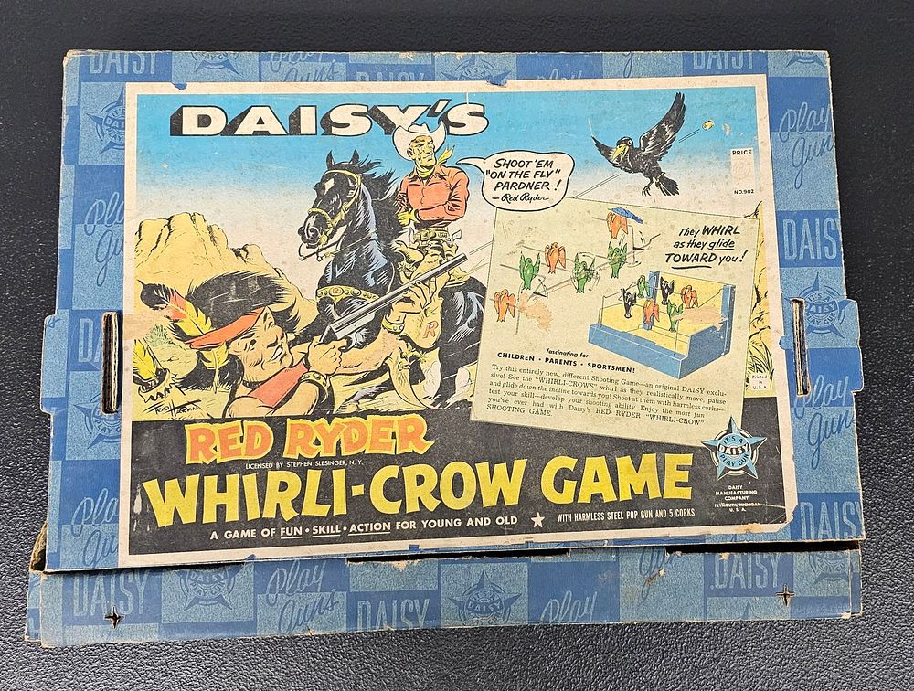 Lot 198: (NOS) Daisy's Red Ryder Whirli-Crow Game