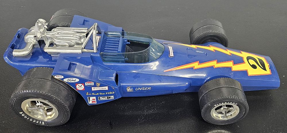 Lot 212: 1970 Topper Johnny Lighting Al Unser Car Case
