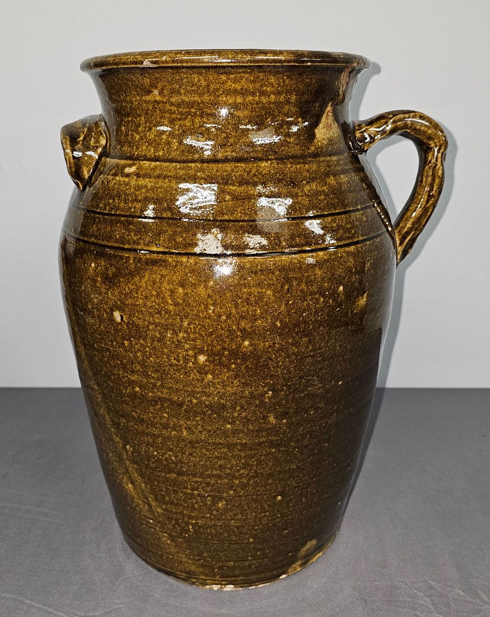 Lot 138: Fine Cheever Meaders  Three Gallon  Churn