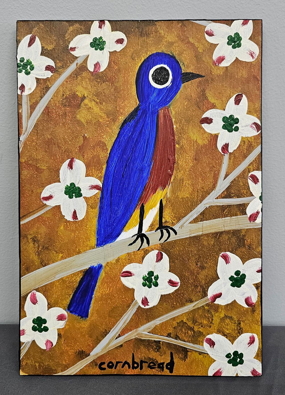 Lot 143A: Fine John "Cornbread" Anderson Folk Art Painting