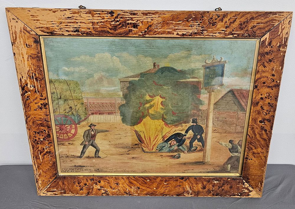 Lot 159A: Significant Circa 1854 American Folk Art