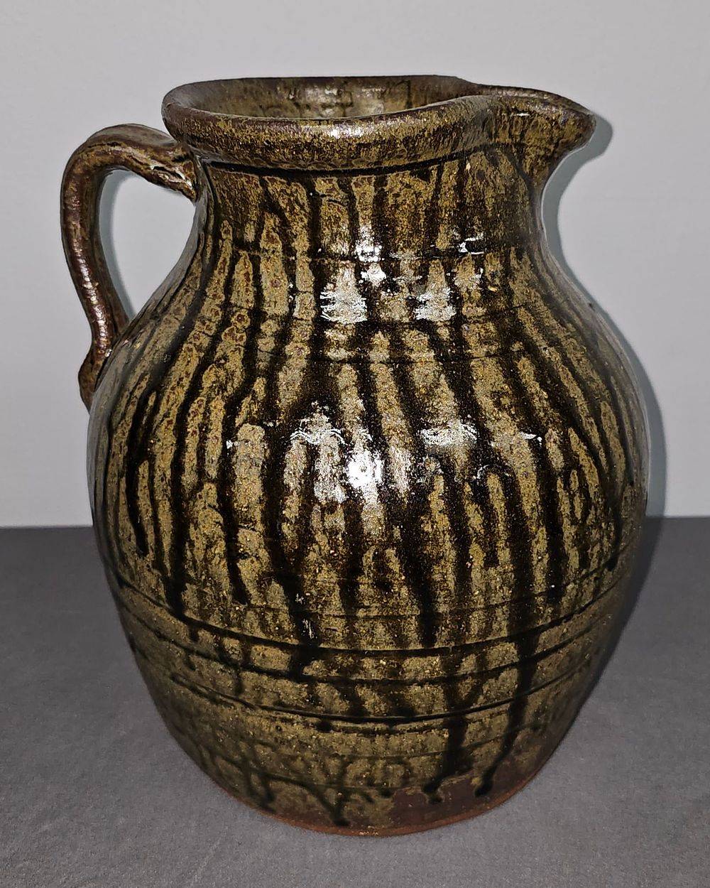 Lot 208: Stunning Harold Hewell Two Gallon Pitcher