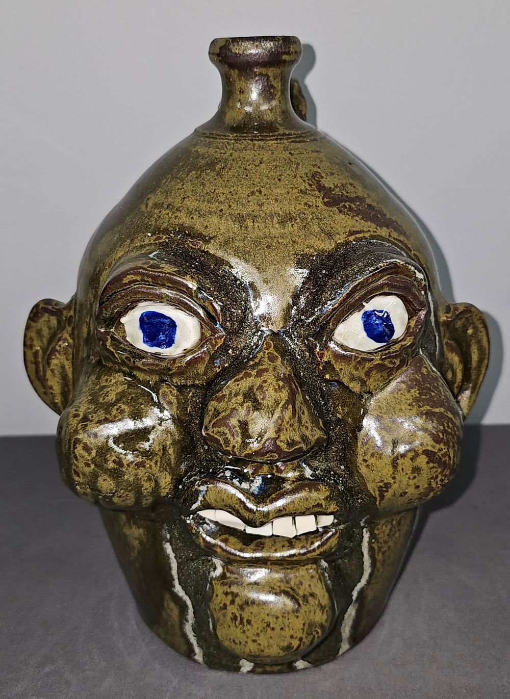 Lot 209: Stunning Harold & Grace Nell Hewell Face Jug