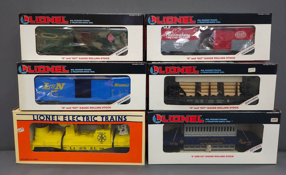 Lot 241: Lionel Rolling Stock Car Lot 6 (NIB) Modern Era, O Gauge. Lionel Rolling Stock Car Lot 6 (NIB) C - 9