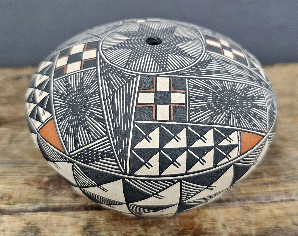 Lot 329: Brian DeLorne Pueblo Decorated Pottery
