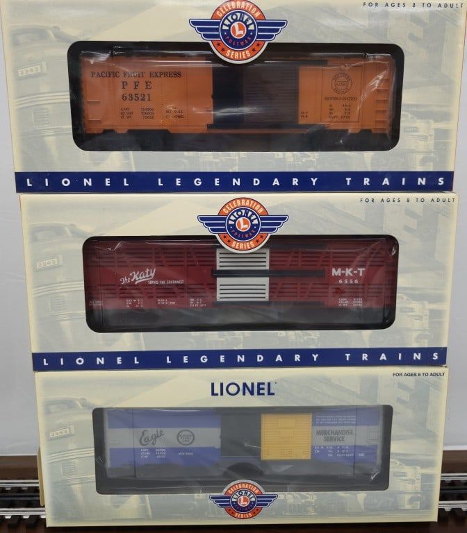 Lot 150: Lionel PWCS Lot of Three (NIB)