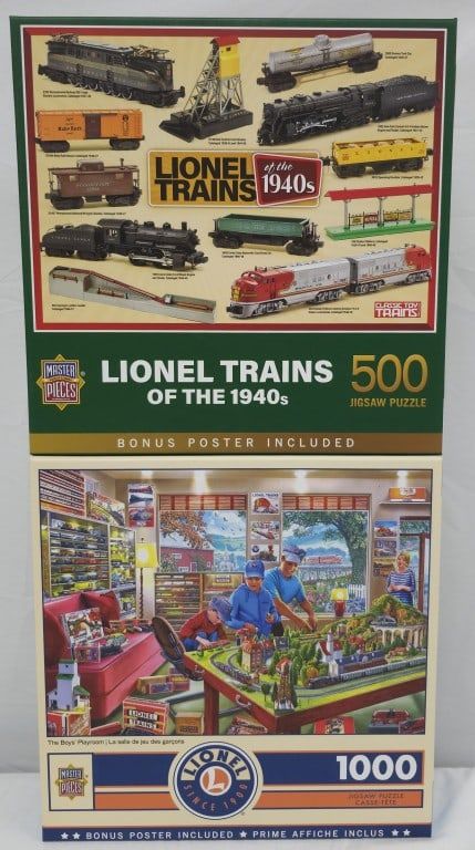 Lot 281: Lionel Train Puzzle Lot