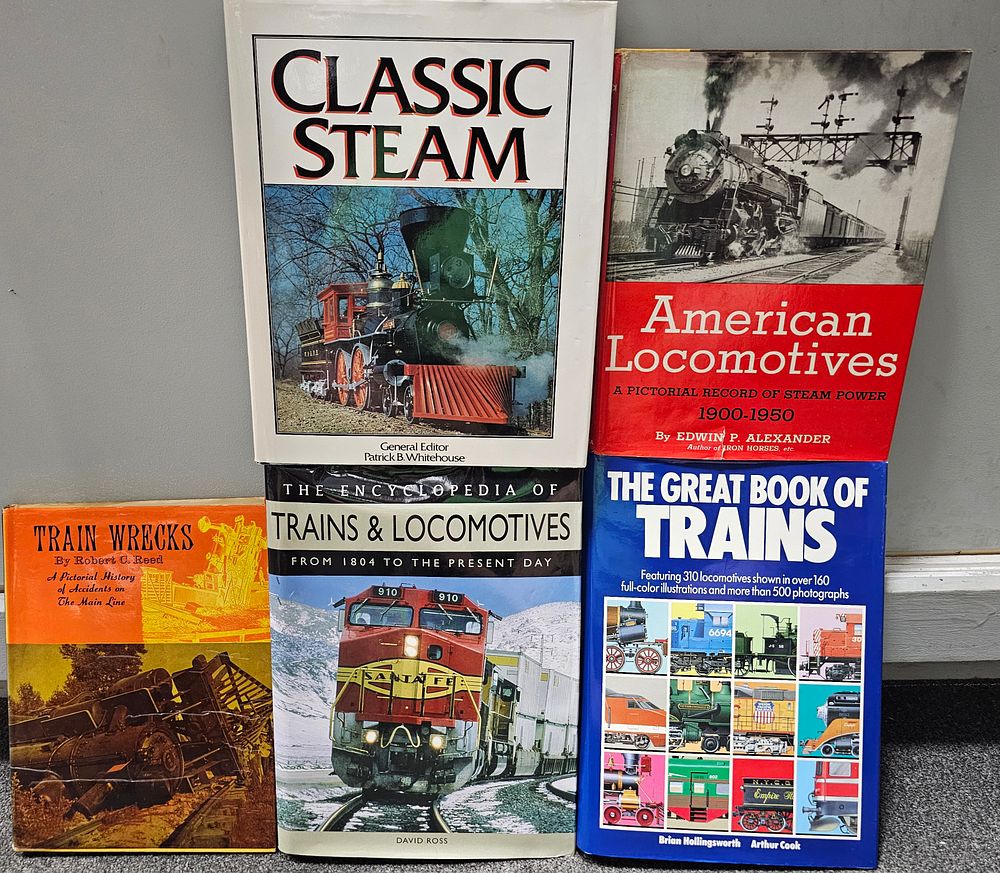 Lot 292: Great, Railroad Book Lot OF Five total. All...