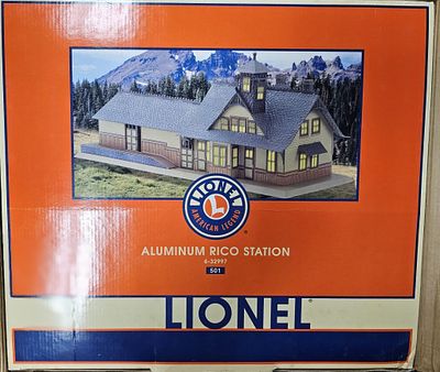 Lionel 501 Aluminum Rico Station (New In Box) C-10. Modern Era, Lionel 6-32997. 501 Aluminum