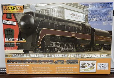 MTH Norfolk & Western Bantam J Steam Passenger Set. Rail King – MTH Norfolk & Western 4-8-4