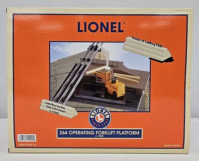 Lionel 264 Operating Forklift Platform (NIB). Modern Era, Lionel 6-14000, #264 Operating