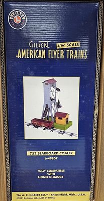 Lionel Trains 6-49807, 752 Searboard Coaler (NIB). Lionel Trains / American Flyer 6-49807, 752