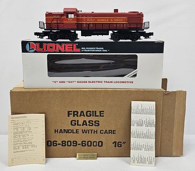 Lionel GM & Ohio RS-3 Diesel Engine Set. Lionel 6-18554 Gulf Mobile & Ohio RS-3 Diesel