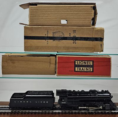 Lionel Post War 2046 Engine & Tender W/ Boxes. Lionel Post War 2046 Engine & Tender With
