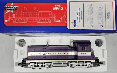 USA Trains Atlantic Coastline EMD NW-2 in original box c-9+