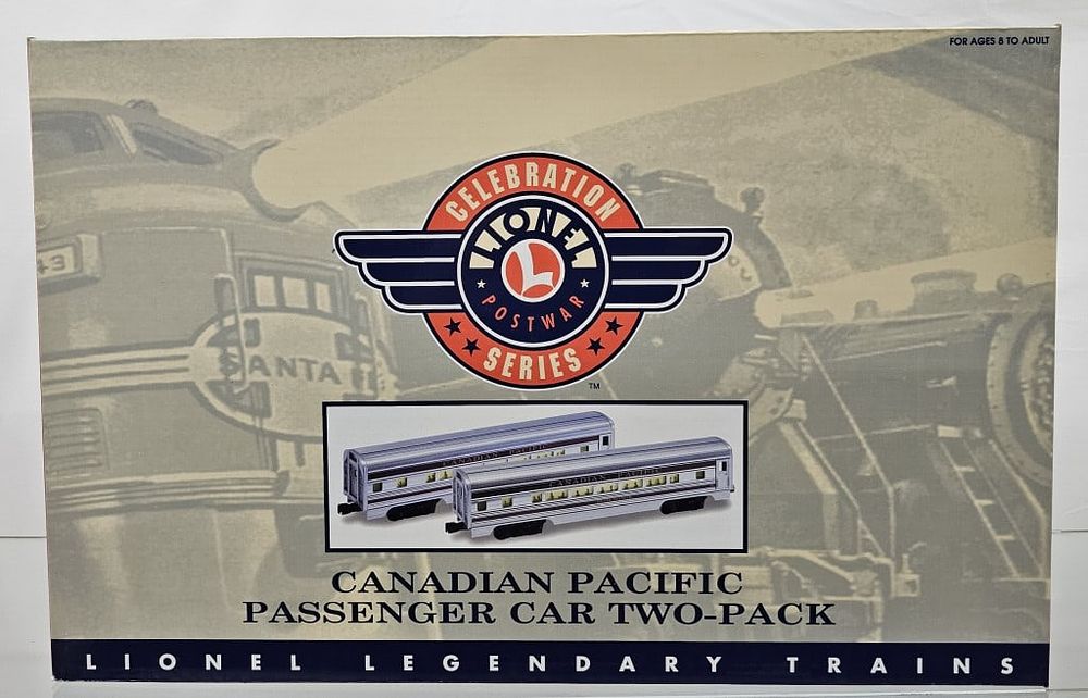 Lot 190: Lionel Canadian Pacific Passenger Car 2-Pack (NIB)