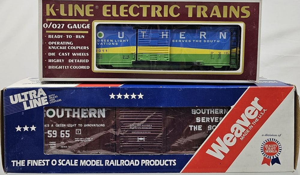 Lot 199: Southern Boxcar Car Lot of 2 (C-8+)