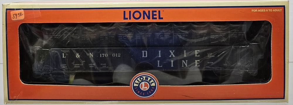 Lot 216: Lionel L&N PS-5 Gondola W/Containers (Dixie Line)