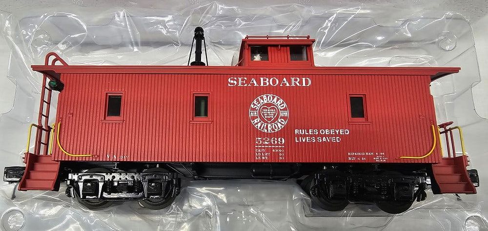 Lot 239: MTH Seaboard CA-1 Woodsided Caboose& C&O Caboose
