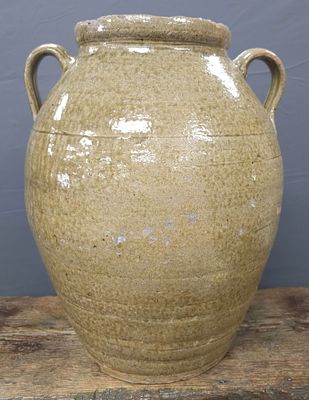 Rare 1840's Marked 'V' Cogburn 5gal Jar. Rare 1840's Marked 'V' Cogburn 5 Gallon Jar from Seale 