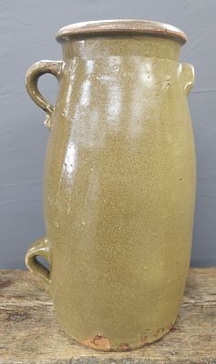 Boggs Randolph Co. Ala. 4gal Churn. Boggs Randolph County Alabama 4 Gallon Churn, Frog skin 
