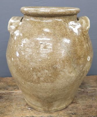 Edgefield, Dave Drake // . . Marked 2 Gallon Jar. Fine and early period Edgefield, South 