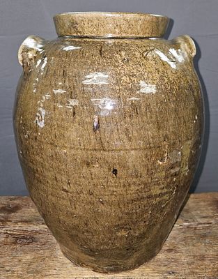 1850's 4gal Edgefield ,SC Dave Drake Jar. 1850's 4 Gallon Edgefield , SC Dave Drake Jar with 