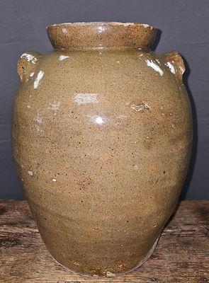 Edgefield, SC 3gal Landrum Jar / / / Marks. 1850's Edgefield, SC 3gal Landrum Jar / / / Marks 