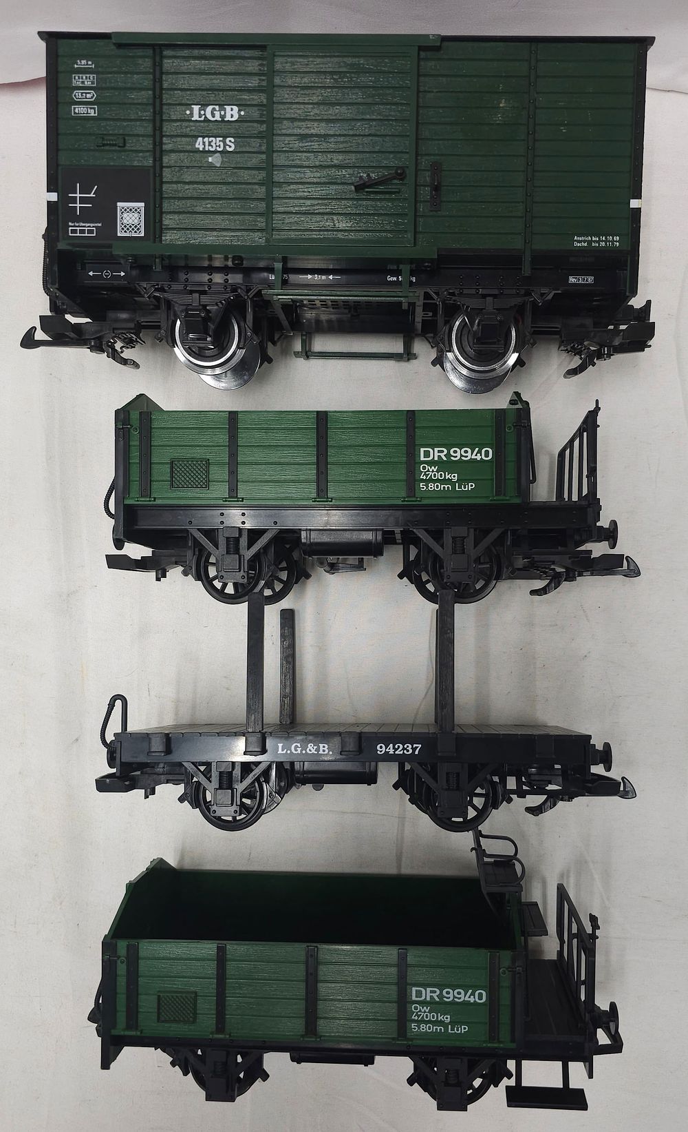 Lot 173: LGB G-Scale Freight Car Lot of 4