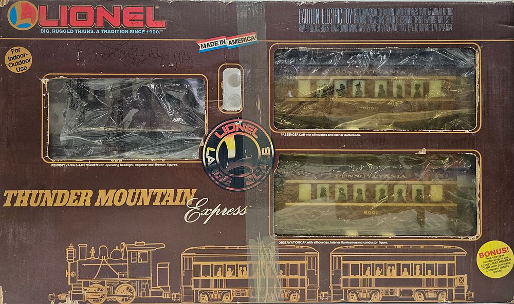 Lot 190: 1988 Lionel G-Scale Thunder Mountain Express