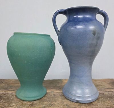 Signed WJ "Bill" Gordy Vase Lot of 2, both are in collector grade condition with no damage. 