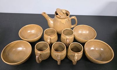 JR Cooper Tea Service Set & 4 Bowls Lot. JR Cooper Tea Service Set &amp; 4 Bowls Lot all 