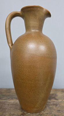 W J Gordy Single-Handle Pitcher. W J Gordy Pitcher. Single-handle with Mountain Gold glaze and 