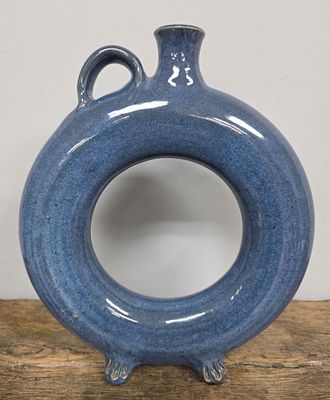 Fine Signed JR Cooper Ring Jug, Circa 2000 in collector grade condition. Standing 11" Tall