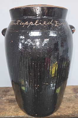 Early WTB Gordy Pat. Applied For 5gal Homebrew Jar. Early WTB Gordy (1857-1955) Pat. Applied For 
