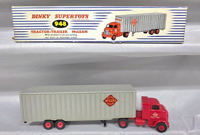 Dinky No.948 McLEAN Tractor Trailer W/ Box. Dinky No.948 McLEAN Tractor Trailer With original 
