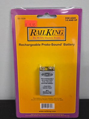 RK Proto Sound Rechargable Ni-Cd Battery 8.4V NIB. RailKing/MTH Proto Sound Rechargable Ni-Cd 