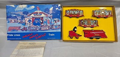 Pride Lines No 1536 Mickey Mouse Circus Train. In tested and working C-8/9 condition. Box is in 